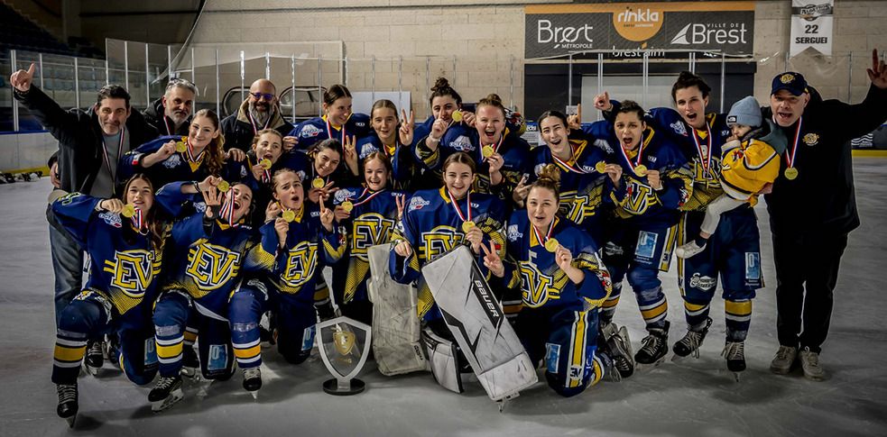 Elles l'ont fait ... Championnes de France 🏆🏒