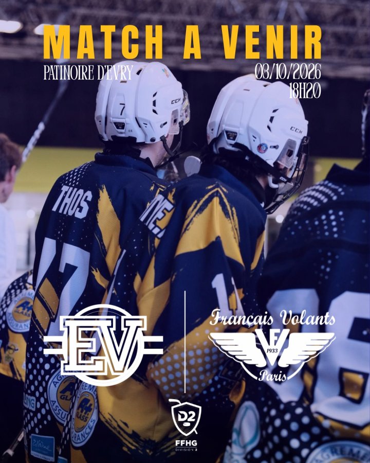 Match D2 : EVH91 vs Français Volants