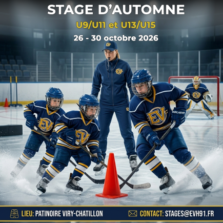 Stage d'automne – du lundi 26 au vendredi 30 octobre 2026